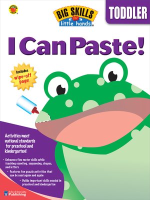 cover image of I Can Paste, Grade Toddler